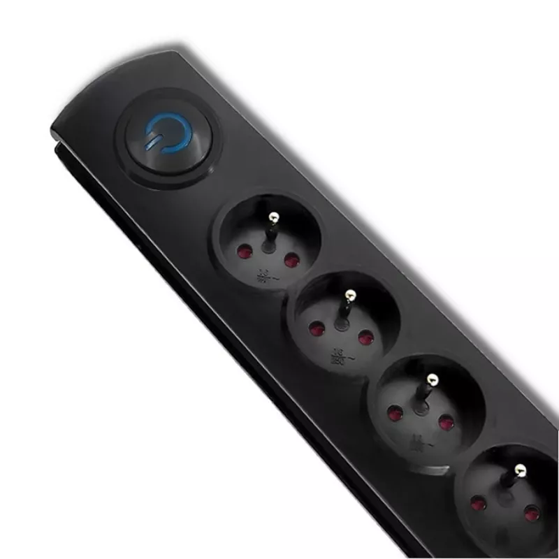 Surge Protector Qoltec 50269 Black 5 AC Outlets 230V