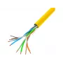 LANBERG networking cable LCU5-10CC-0305-Y U/UTP Cat5e 305 m, 24 AWG CCA, yellow