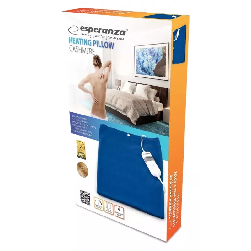 Esperanza EHB004 Heating Pad - Electric Heating Pad - 3 Heat Settings - 40 X 30cm