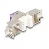 DeLOCK keystone module 88121 Flat Violet RJ-45 10 pcs