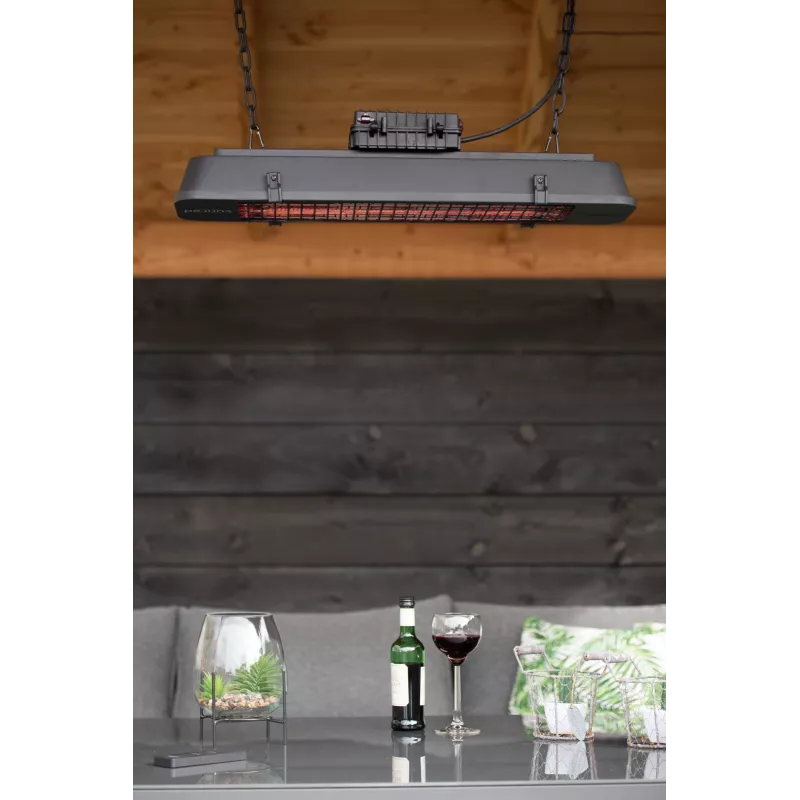 SUNRED | Heater | RD-DARK-VIN25H, Dark Vintage Hanging | Infrared | 2500 W | Black | IP44