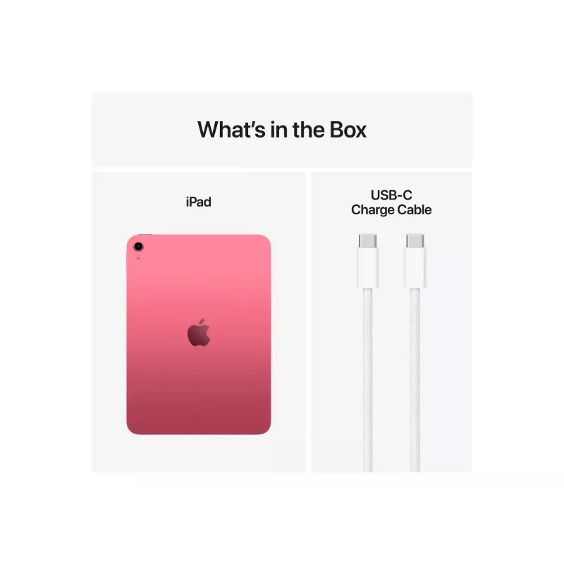 Tablet Apple iPad 11 inch 128 GB, A16 chip, iPadOS 18, Pink, IPS 2360x1640, USB-C