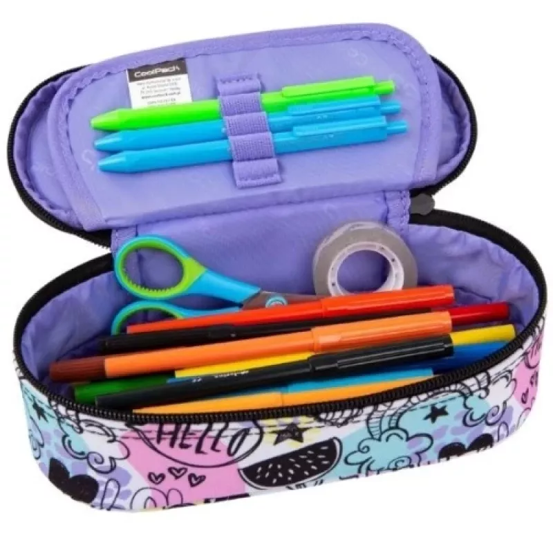 Pencil case CoolPack Campus MOOD F062934 — durable design, spacious compartments