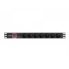 LANBERG PDU RACK POWER STRIP (1U,16A,7X 230V,2M)