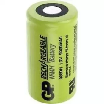 Rechargeable NiMH D-size battery GP 900DH 1.2V 900mAh