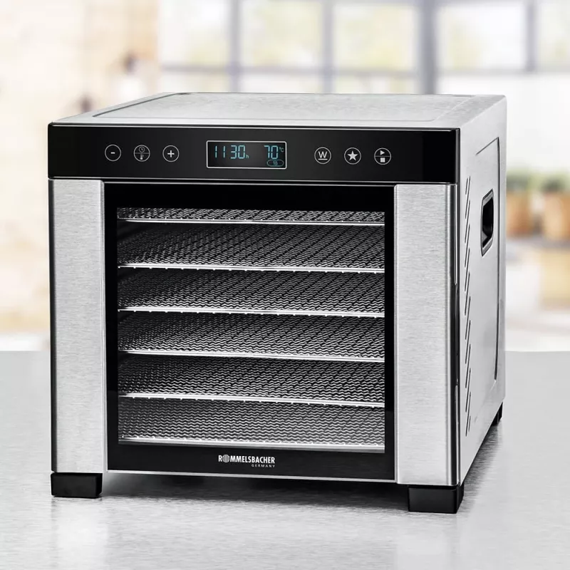 ROMMELSBACHER DA 950, Black, Stainless Steel, Stainless Steel, LCD, 99 h, 6000 cm², 380 x 394 mm