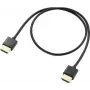 SpeaKa Professional HDMI Connection Cable 0.50 m Audio Return Channel, Gold-Plated Plug Contacts Black [1x HDMI-Plug - 1x HDMI-Plug] (SP-9070576)