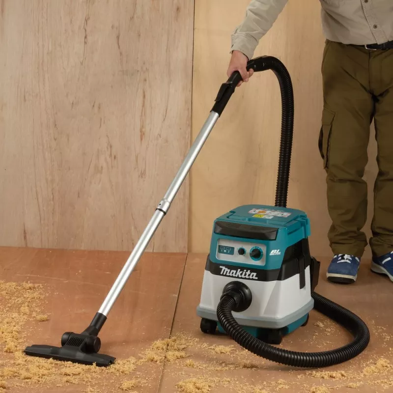 Makita DVC865LZX3 dust extractor Black, Blue, White 8 L