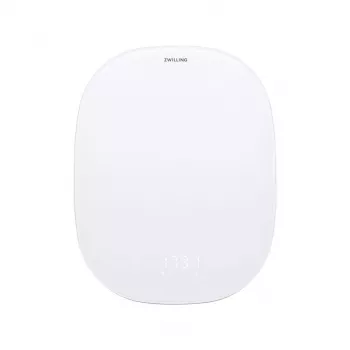 Electronic kitchen scale ZWILLING Enfinigy Silver White — 10 kg capacity, 1 g accuracy, LCD display