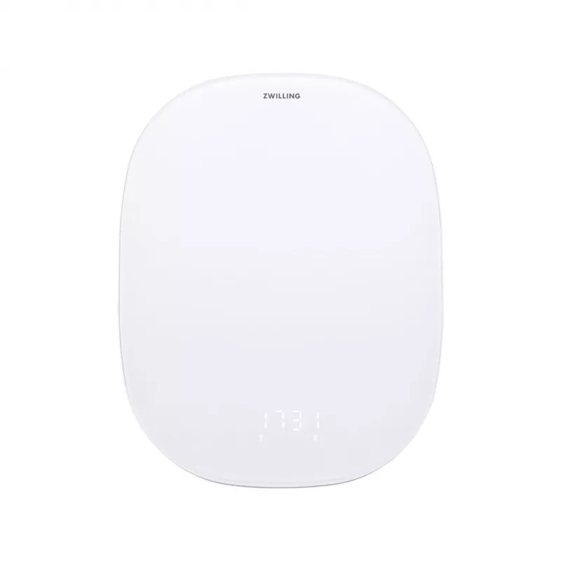 Electronic kitchen scale ZWILLING Enfinigy Silver White — 10 kg capacity, 1 g accuracy, LCD display