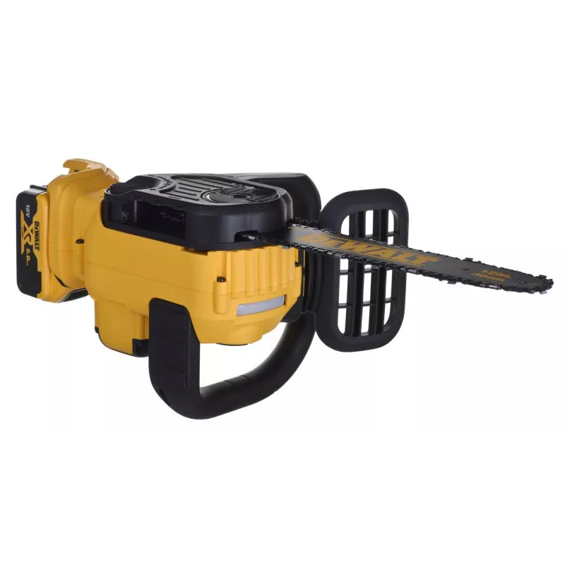 Chainsaw DeWalt DCM565P1 — cordless, 30 cm bar, 5 Ah battery, 0.12 L oil tank