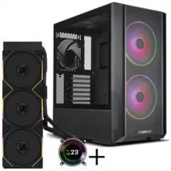 Lian Li LANCOOL 216 PC-Enclosure Bundle + HYDROSHIFT II LCD-C 360TL AiO - black