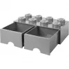 Room Copenhagen - LEGO Brick Drawers 8 - Grey (40061740) (40061740)