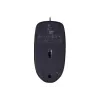 Logitech M90 wired optical office mouse — 1000 DPI, ambidextrous, USB Type-A, black