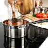 Cookware set Salter BW06746EU7 — Stainless steel 5-piece set with lids