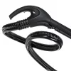 SV 7, cylinder steam cleaner, 0.5 l, black, gray, white, buttons, fixed, 50 cm