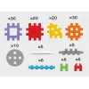 Mini Waffle Building Blocks 140 pieces in Constructor MARIOINEX 902363