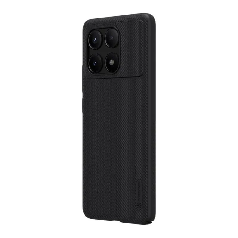Protective phone case Nillkin Super Frosted Shield Pro for Xiaomi Redmi K70E / Poco X6 Pro 5G — black, hard matte anti-slip
