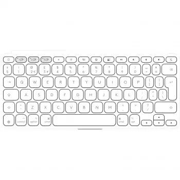 Logitech Keys-To-Go 2 Keyboard Universal Bluetooth QWERTY US International White