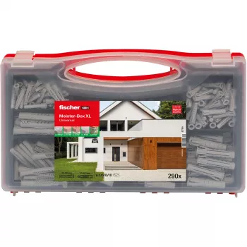 fischer 577159 Meister-Box XL Wall-Plug Assortment Box 290 pc(s) (577159)