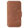 PhoneWallet Krusell for Samsung Galaxy S21+ vintage cognac — wallet-style phone case