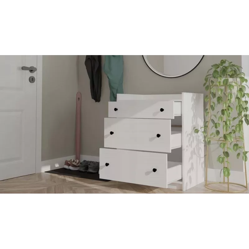 HOUSTON Chest of Drawers White