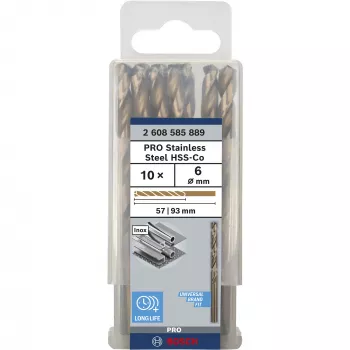Drill bit set Bosch HSS Twist Drill Bits Cobalt, model 2608585889