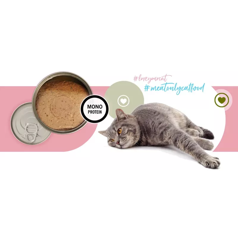 3COTY Turkey Senior - wet cat food - 80g