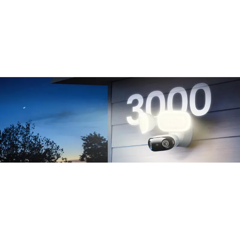 Outdoor Floodlight Camera Reolink Floodlight Series F751W — 8 MP, F2.8mm/F1.6 lens, IP66, Micro SD up to 512GB