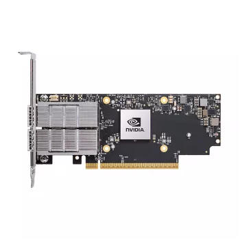 Network adapter NVIDIA ConnectX-7 Internal Fiber 50000 Mbit/s PCIe, black/grey