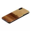 Phone case man and wood for iPhone XS Max — black protective cover