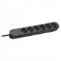 BACHMANN SMART Power Strip 6x Grounded Plug black 3m