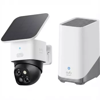 Wireless security camera kit Eufy eufyCam E41 set: 2 cameras, HomeBase 3, 3W Solar Panel (EU)