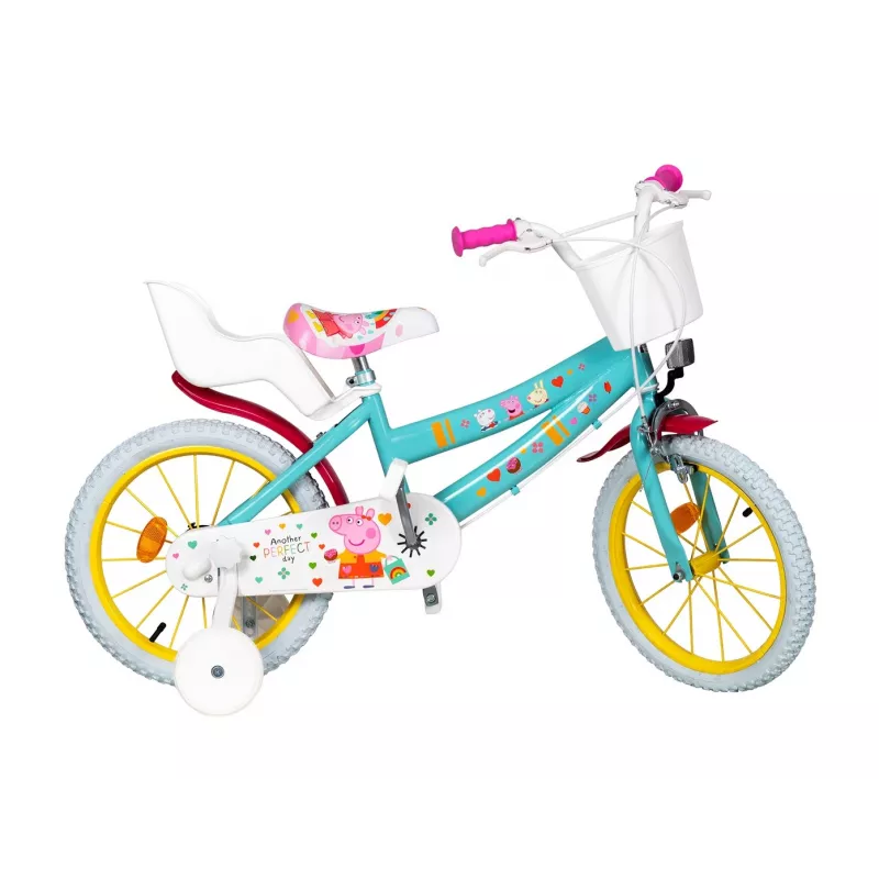 Children's bicycle Toimsa TOI1698 16-inch with Peppa Pig graphics, suitable for ages 3–6