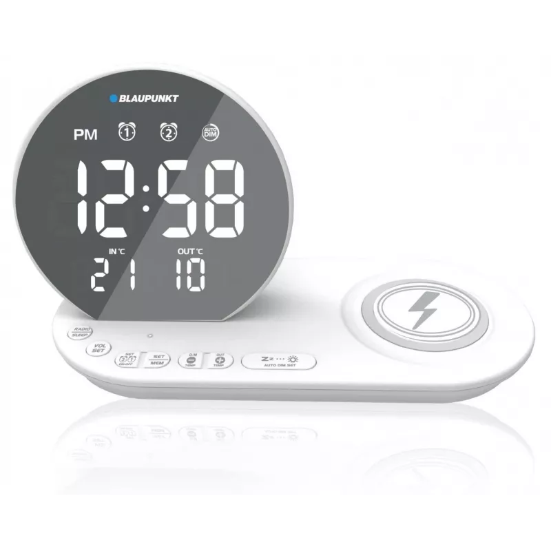 Digital alarm clock Blaupunkt CR85WH CHARGE