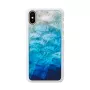 Smartphone case iKins for iPhone XS/S blue lake white