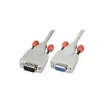 Lindy Sub D-9/Sub D-9 serial cable Grey 20 m