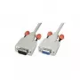 Lindy Sub D-9/Sub D-9 serial cable Grey 20 m