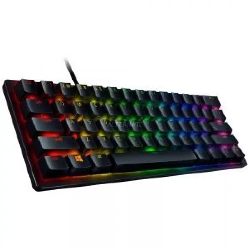 Huntsman Mini, Gaming Keyboard black, DE-Layout, Razer Linear Optical (Red)