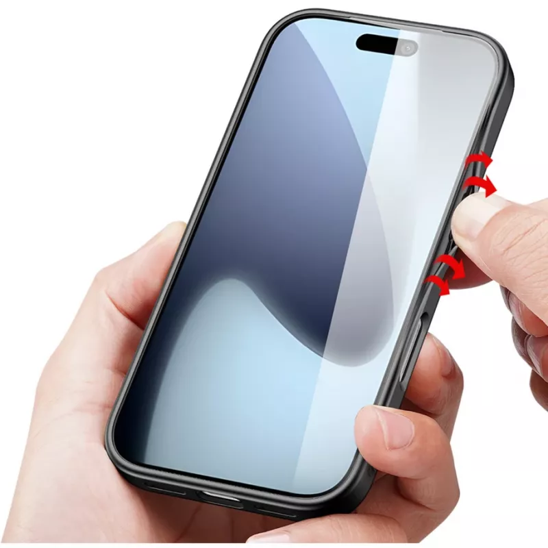 Nevox StyleShell NYLO 2528 Case for iPhone 17 Pro, Black