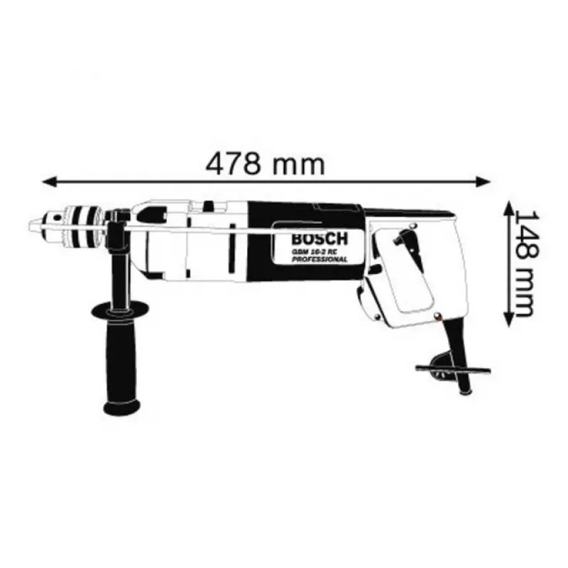 Drill Bosch 0 601 120 503, 1450 RPM, 3.7 kg, 1050 W