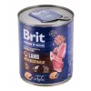 Wet dog food Brit Premium by Nature Lamb with Buckwheat 800 g, grain-free, adult dogs, can
