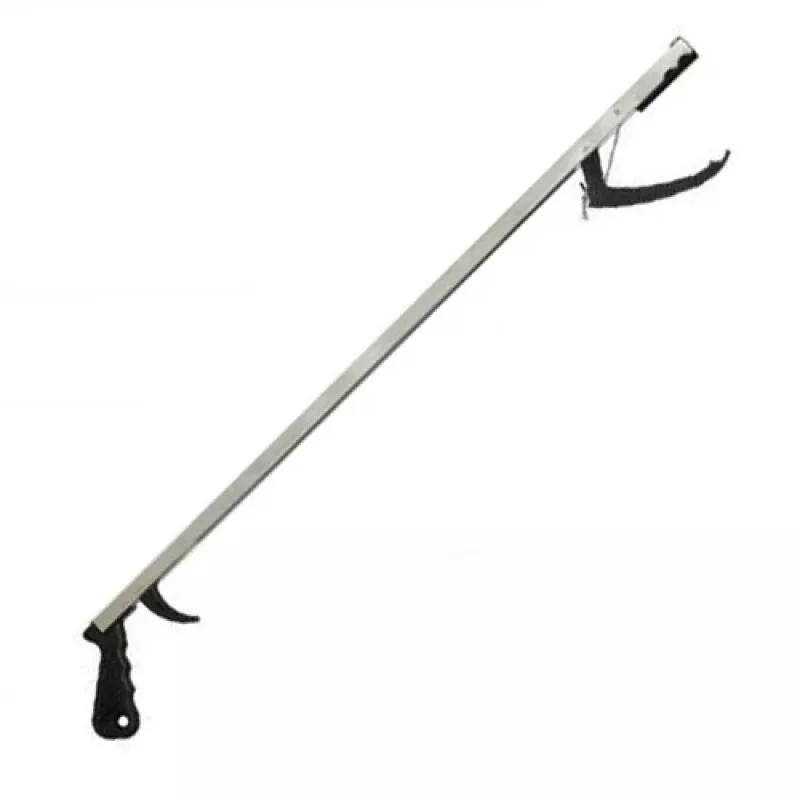 Reach aid grabber REHA FUND Senior 78 cm — lightweight ergonomic plastic grabber with hook and magnet, 170 g