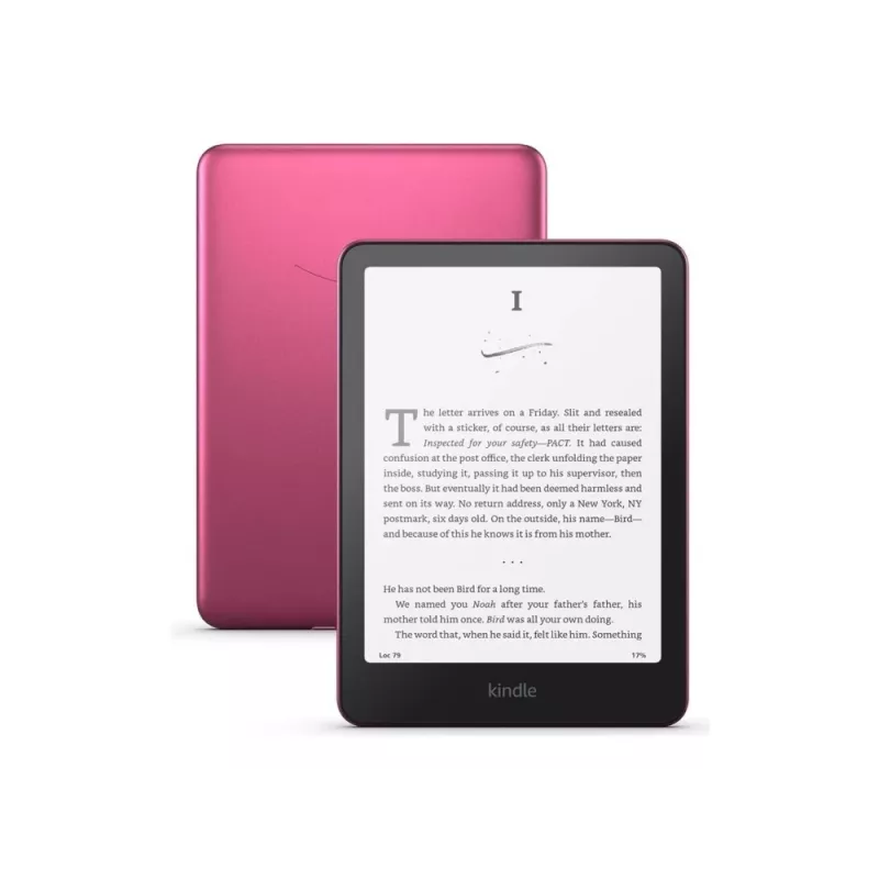 E-reader Amazon Kindle Paperwhite Signature Edition 2024 — 7 inch display, 32 GB, IPX8 waterproof, USB-C, raspberry