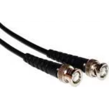 ACT RG-58 patch cable black 50 Ohm 7,00 m, 7 m, RG58, BNC, BNC, Black