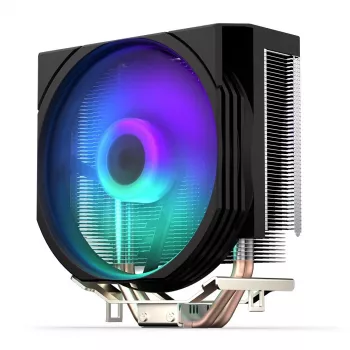 ENDORFY Spartan 5 ARGB, CPU Cooler, Integrated Fluctus 120mm ARGB Fan, Bright ARGB LED Illumination, Compatible with AM5, AM4, LGA1700, LGA1200,