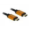 DeLOCK - HDMI-Cable - HDMI (M) to HDMI (M) - 50 cm - Triple Insulation - Black, Gold - 8K Support