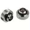 Adapter G1/4 inch male to 16mm hard tube BitsPower Touchaqua TA-FH16-GS, 2-pack, silver