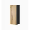 Cama living room cabinet set VIGO 13 black/wotan oak
