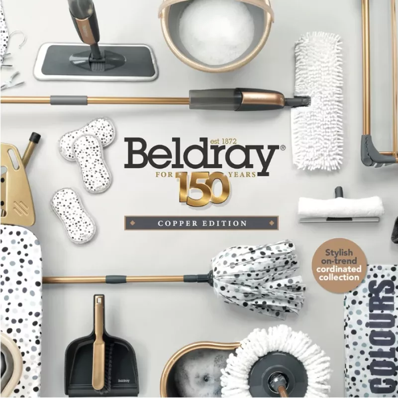 Steam mop Beldray LA069066GRYEU7 1500W lightweight for hard floors, quick steam cleaning